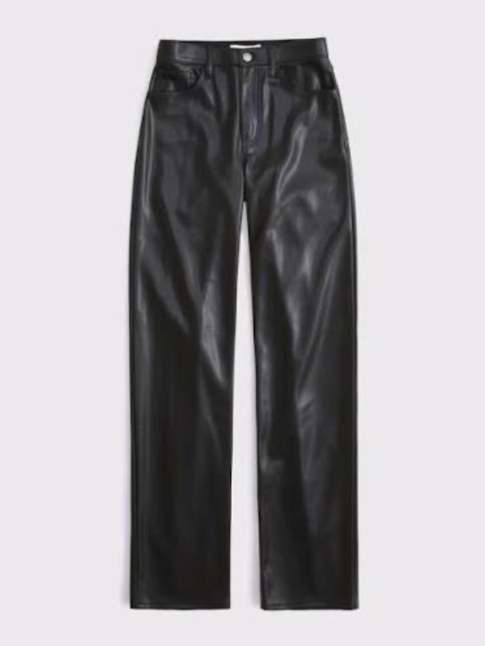 Abercrombie & Fitch The Loose High Rise Faux Leather Pants Size 29/8